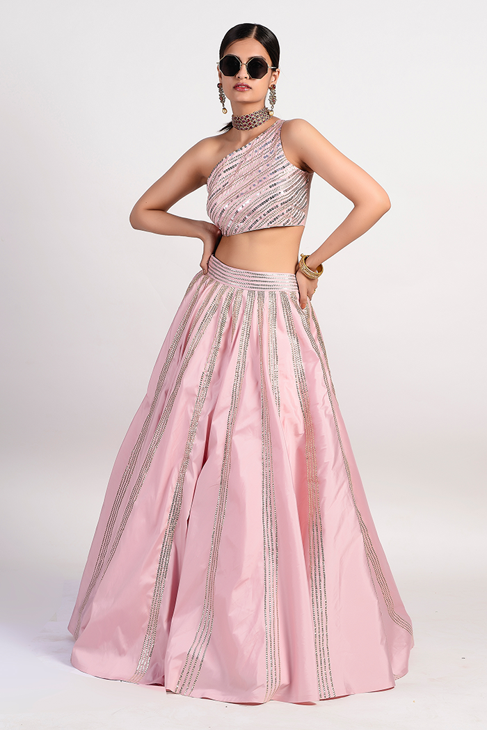 Thumbnail preview #1 for Stereo Pink Lehenga