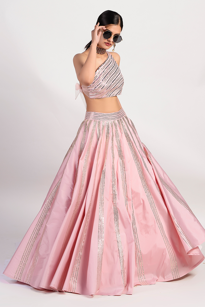 Thumbnail preview #3 for Stereo Pink Lehenga