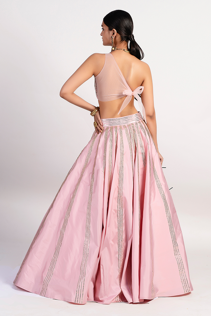 Thumbnail preview #4 for Stereo Pink Lehenga