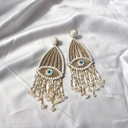 Thumbnail preview #0 for Evil Eye Earrings