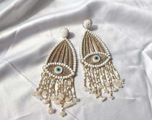 Thumbnail preview #1 for Evil Eye Earrings