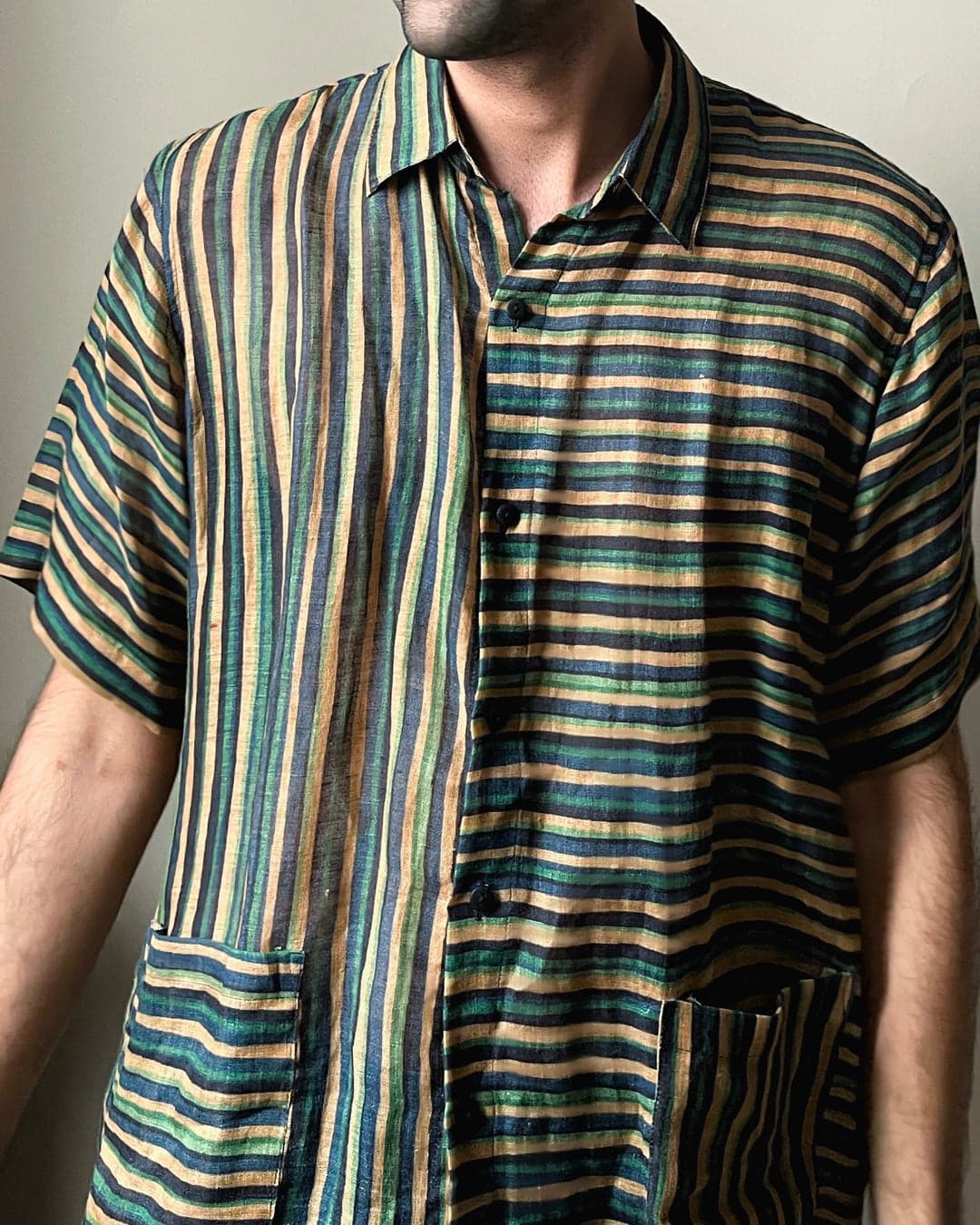 Thumbnail preview #2 for EARTHY STRIPED SHIRT