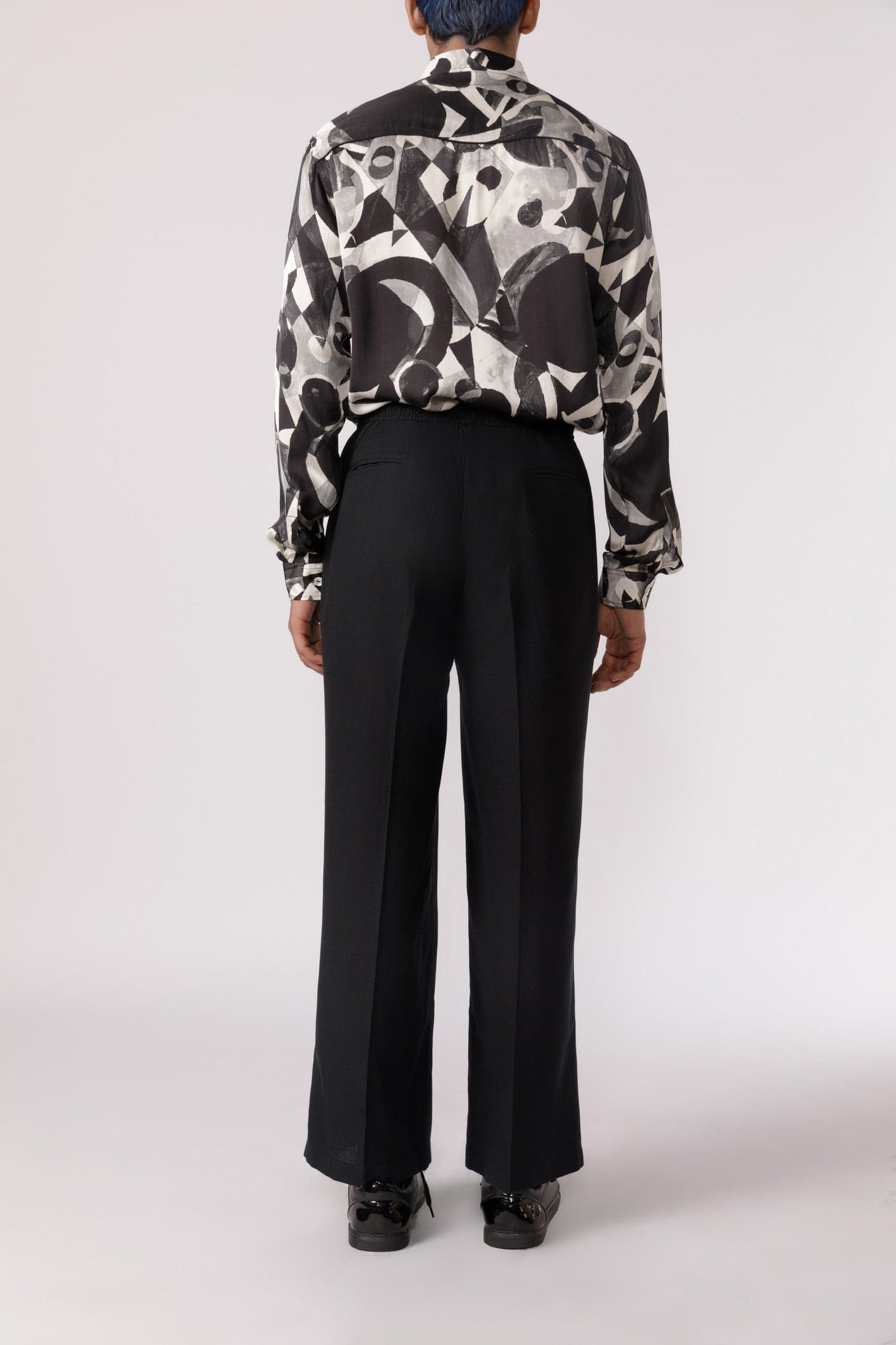 Thumbnail preview #3 for Wide leg pajama pants