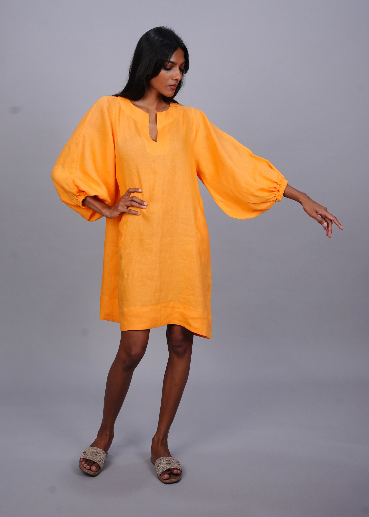 Thumbnail preview #0 for Zeenat Dress - Mango Linen