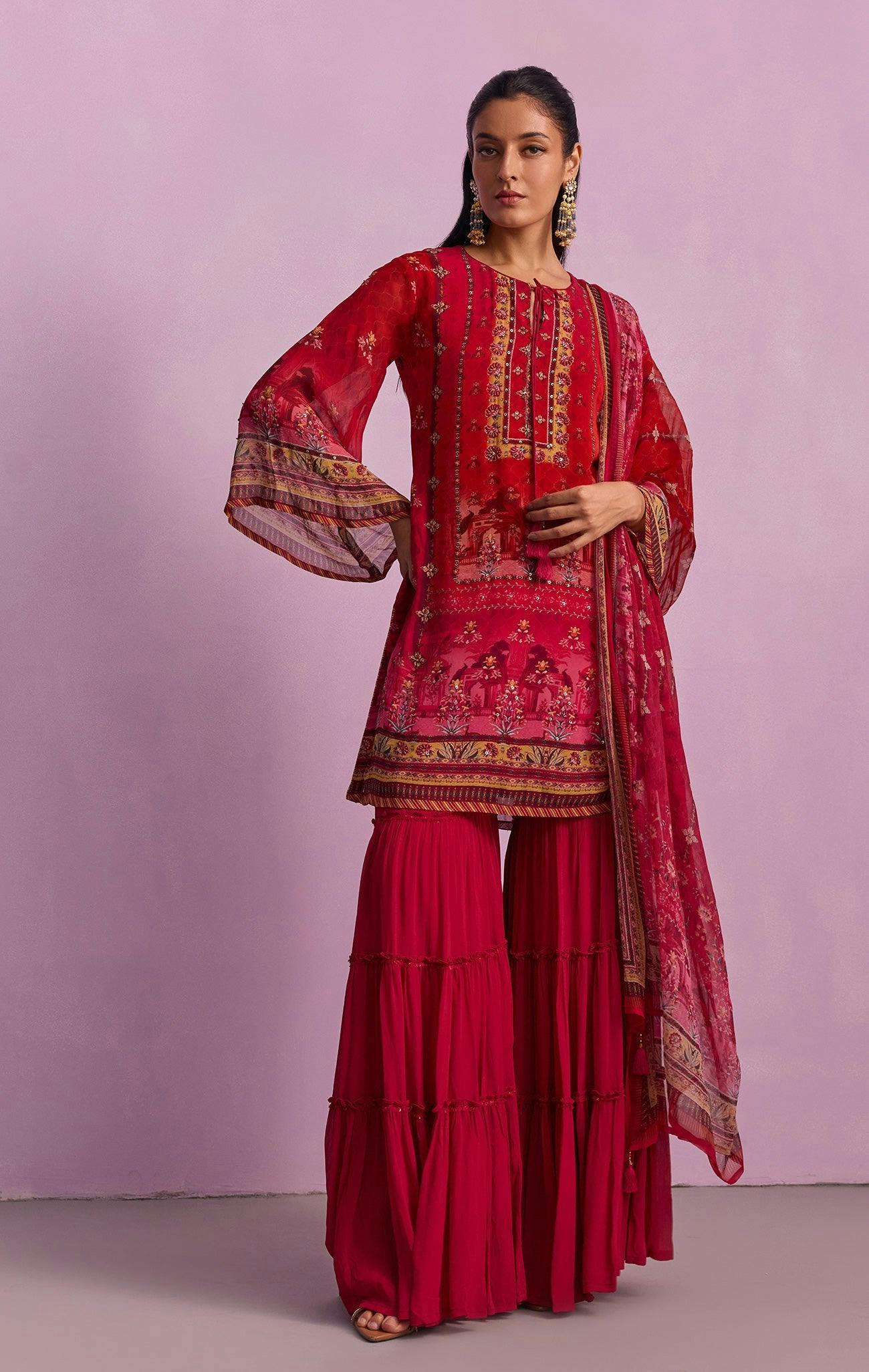 Afreen Gharara Set, a product by Kalista