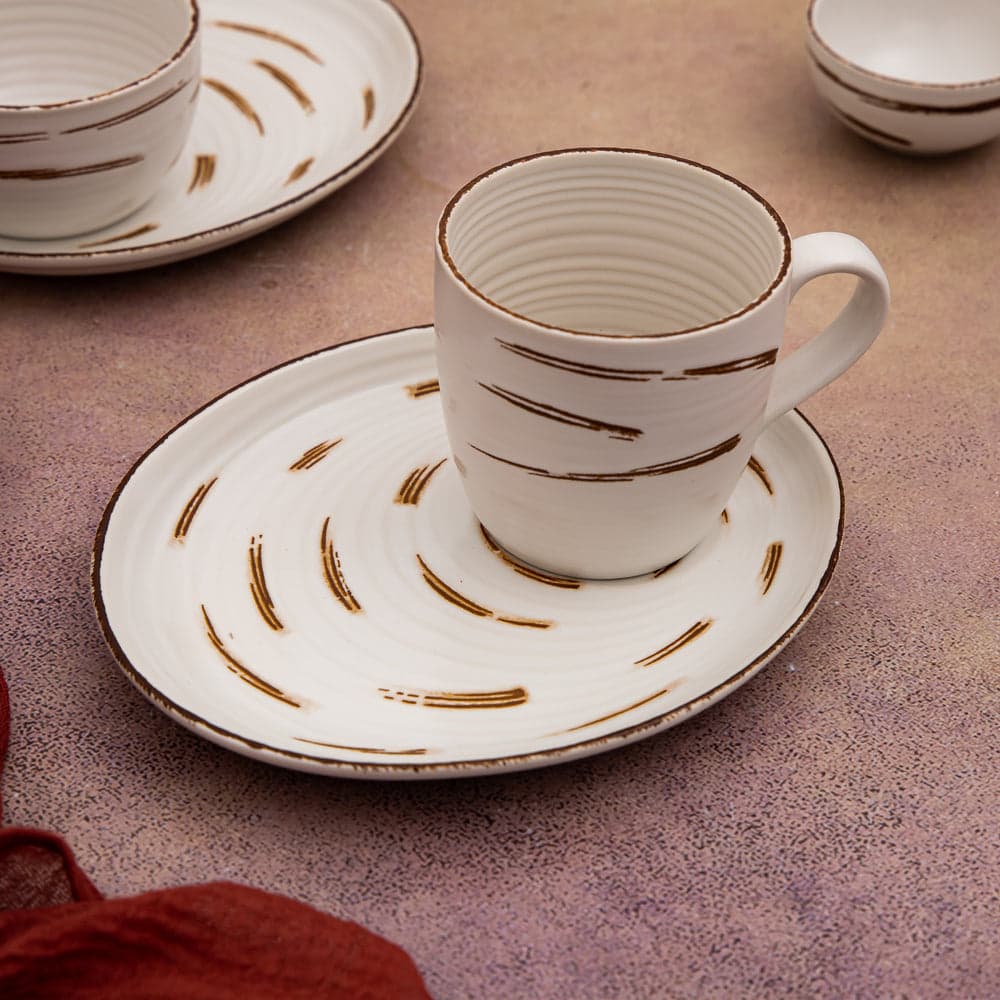 Thumbnail preview #2 for Fusion White Oval Saucer 8" - Pack of 6