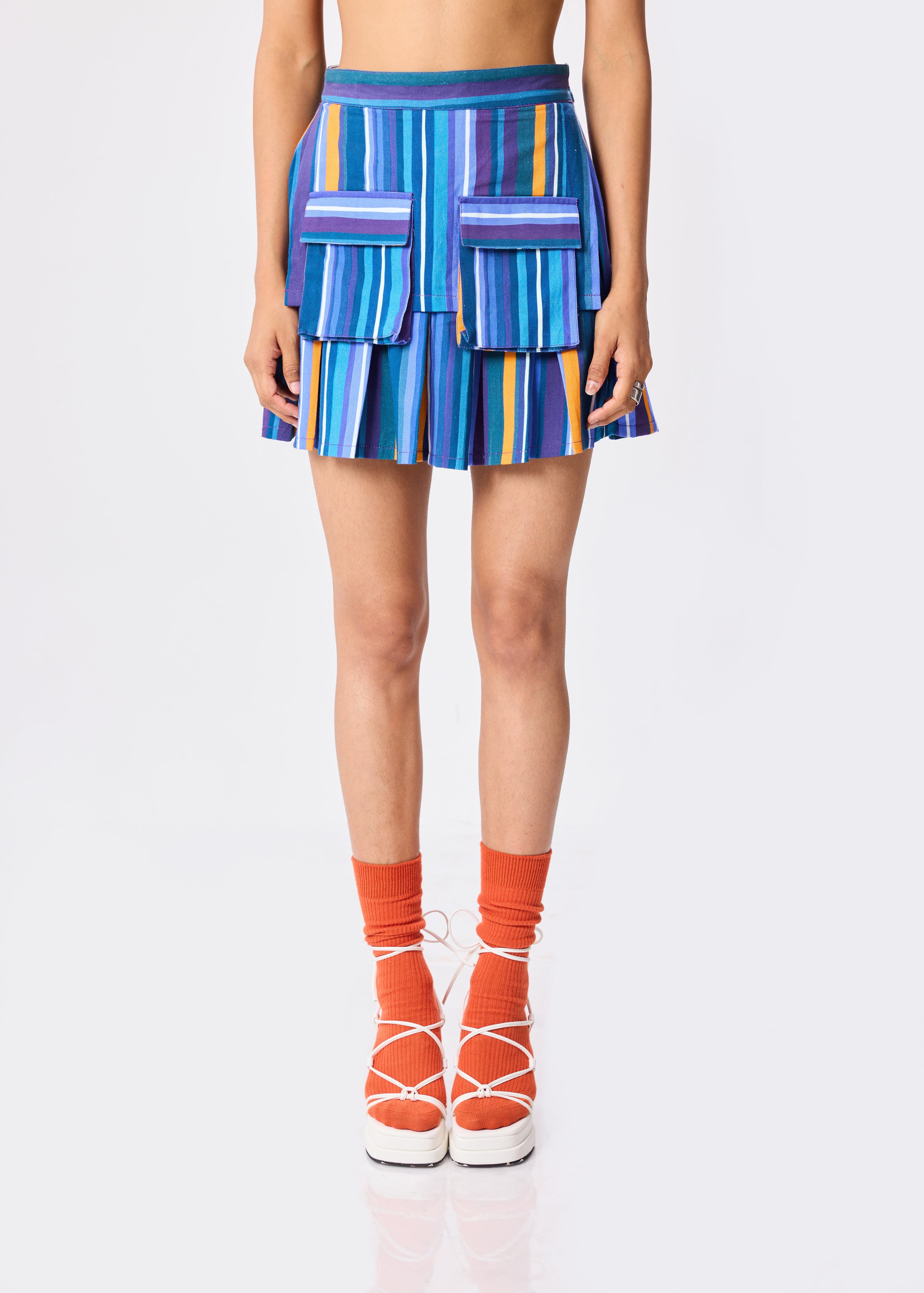 Thumbnail preview #7 for Building Blocks Blazer + Pleated Skirt Set