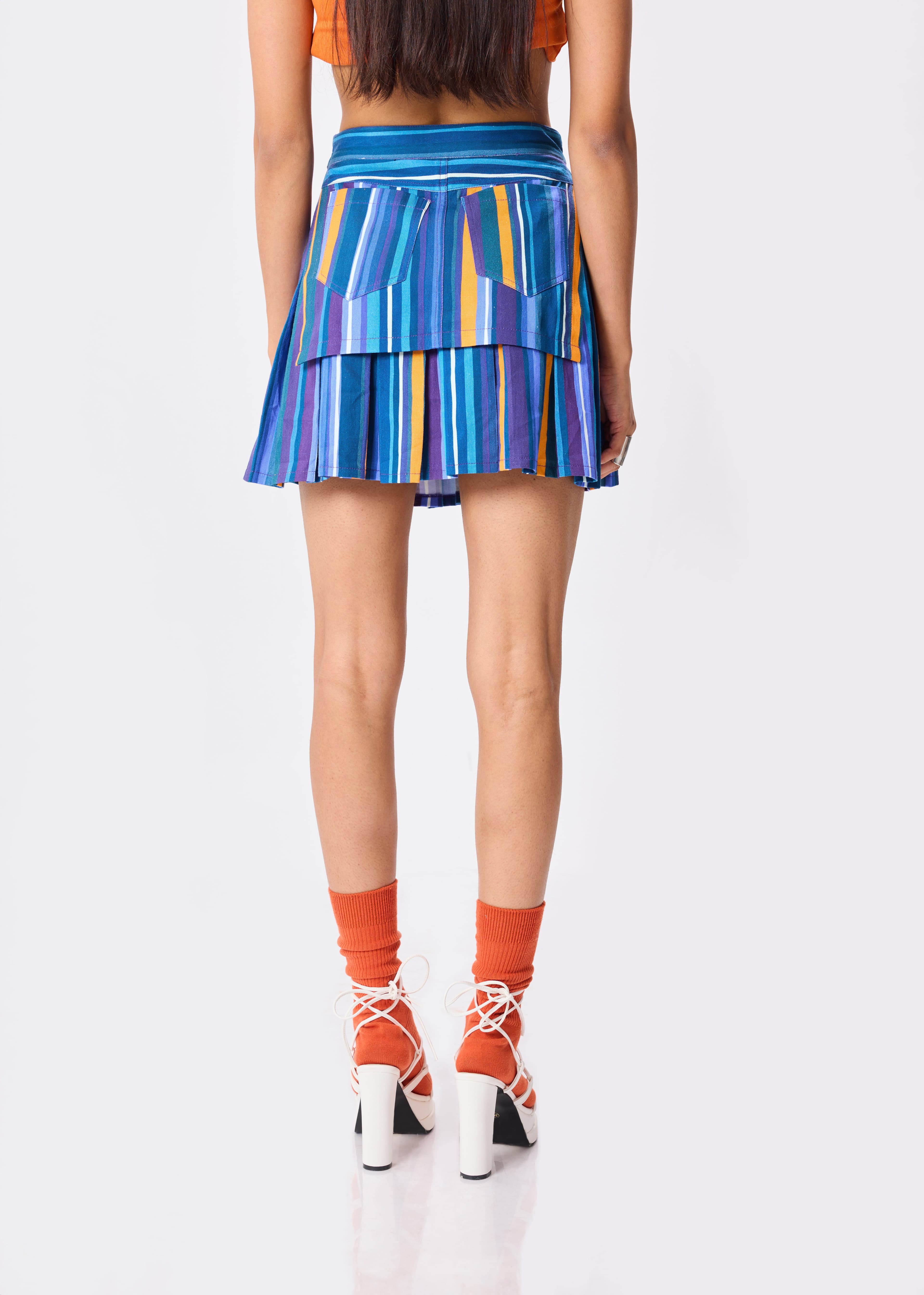 Thumbnail preview #5 for Building Blocks Blazer + Pleated Skirt Set