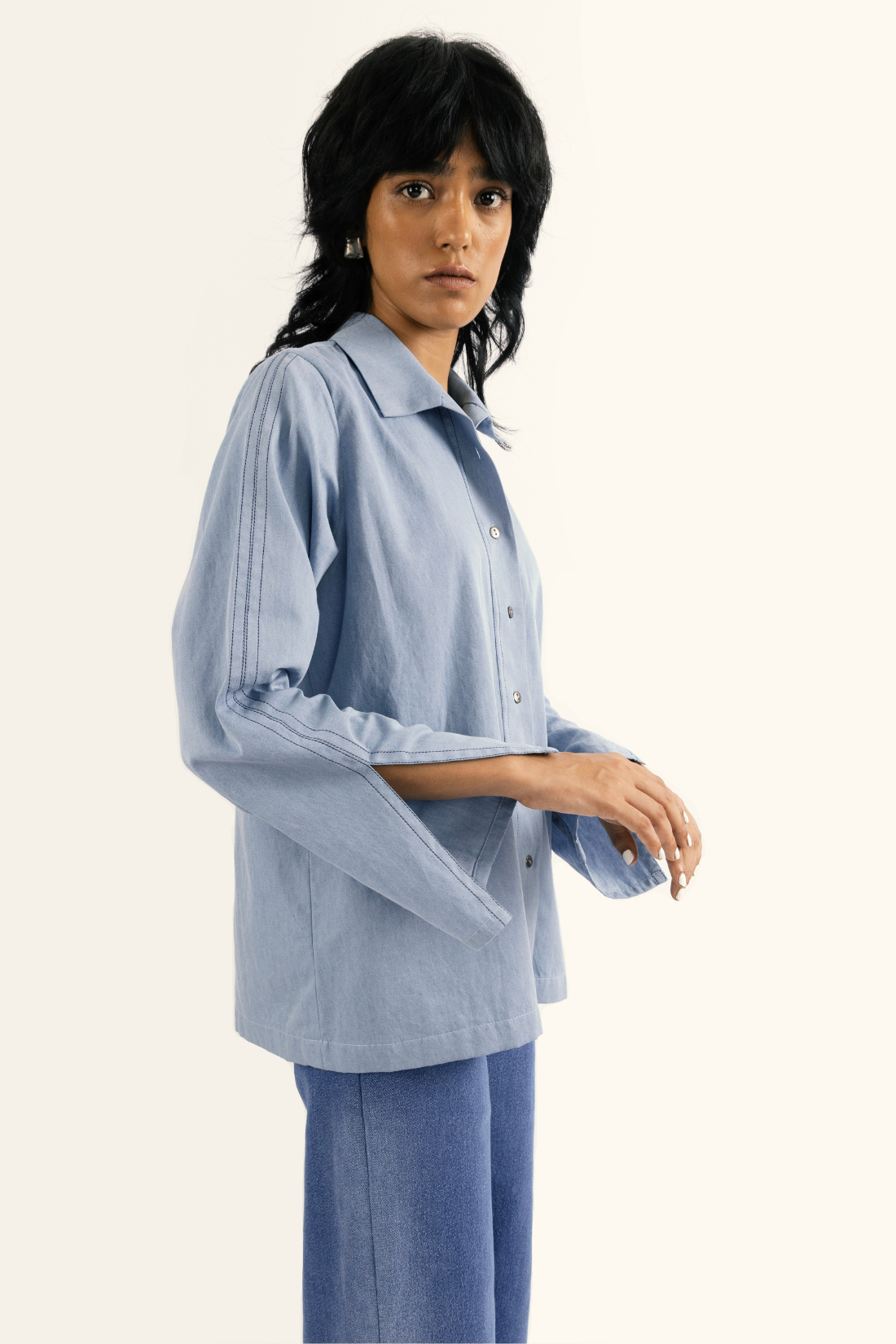 SLIT SLEEVE SHIRT, a product by Oshin