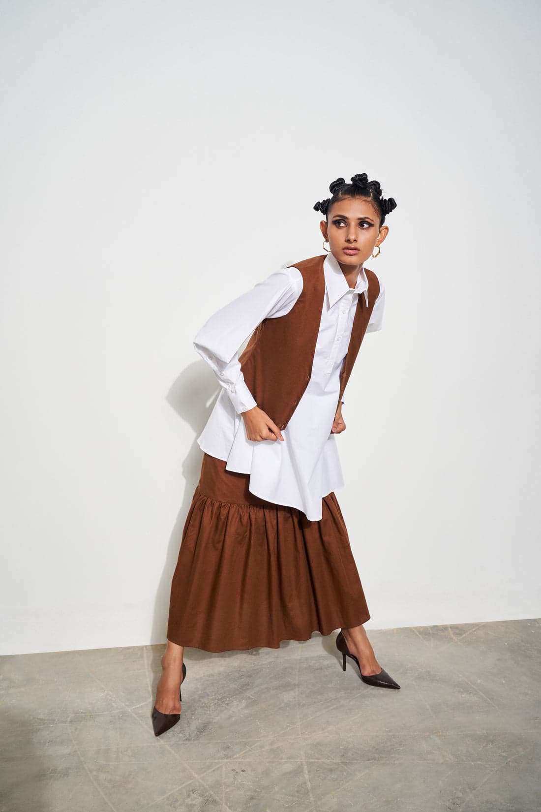 Flared Skirt Co-ord Set, a product by Corpora Studio