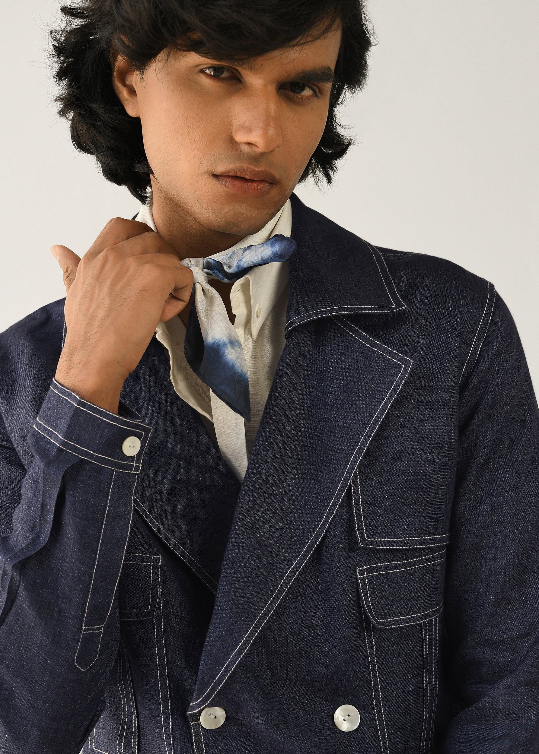 Thumbnail preview #2 for Cropped Trench Jacket