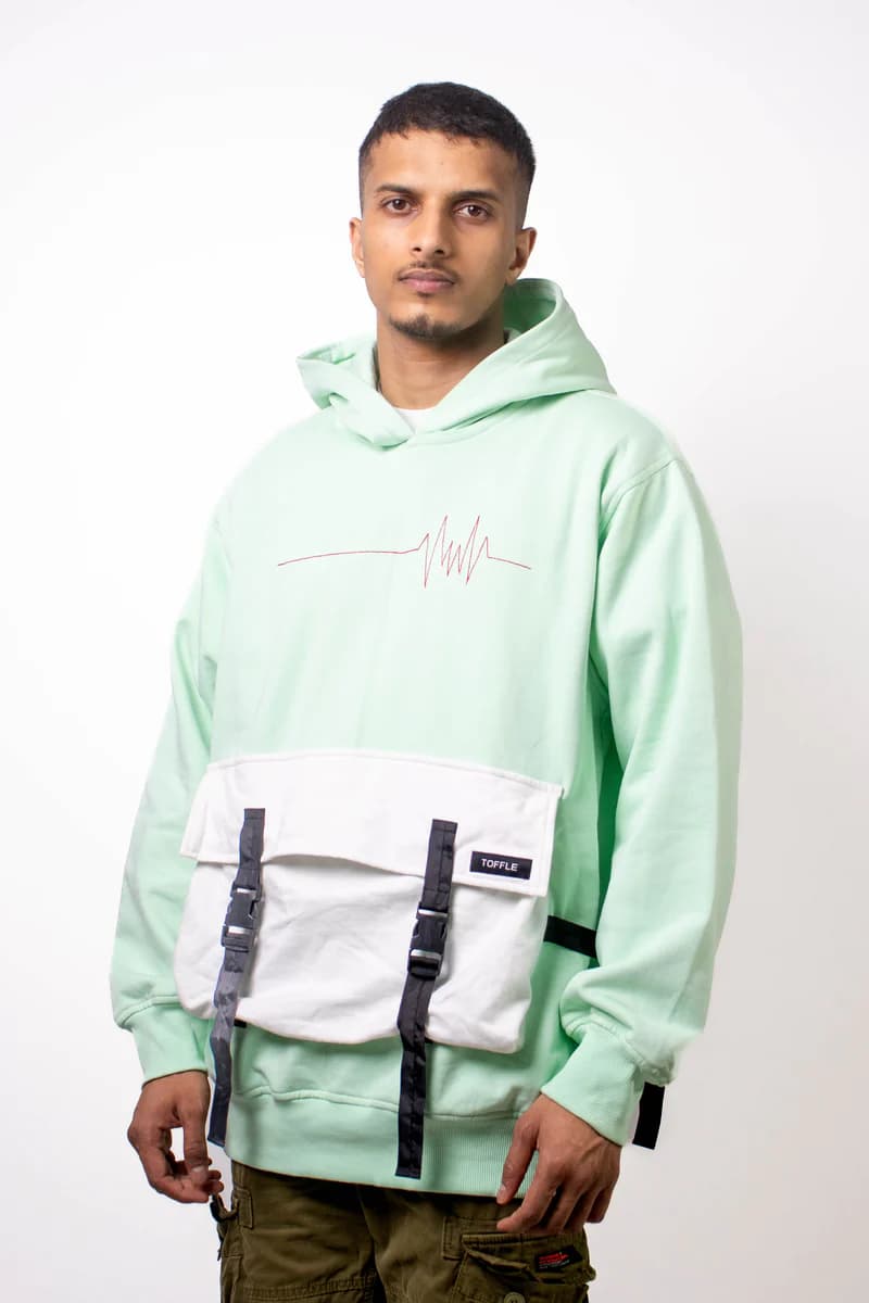 Thumbnail preview #2 for Boxy Pastel Green Hoodie