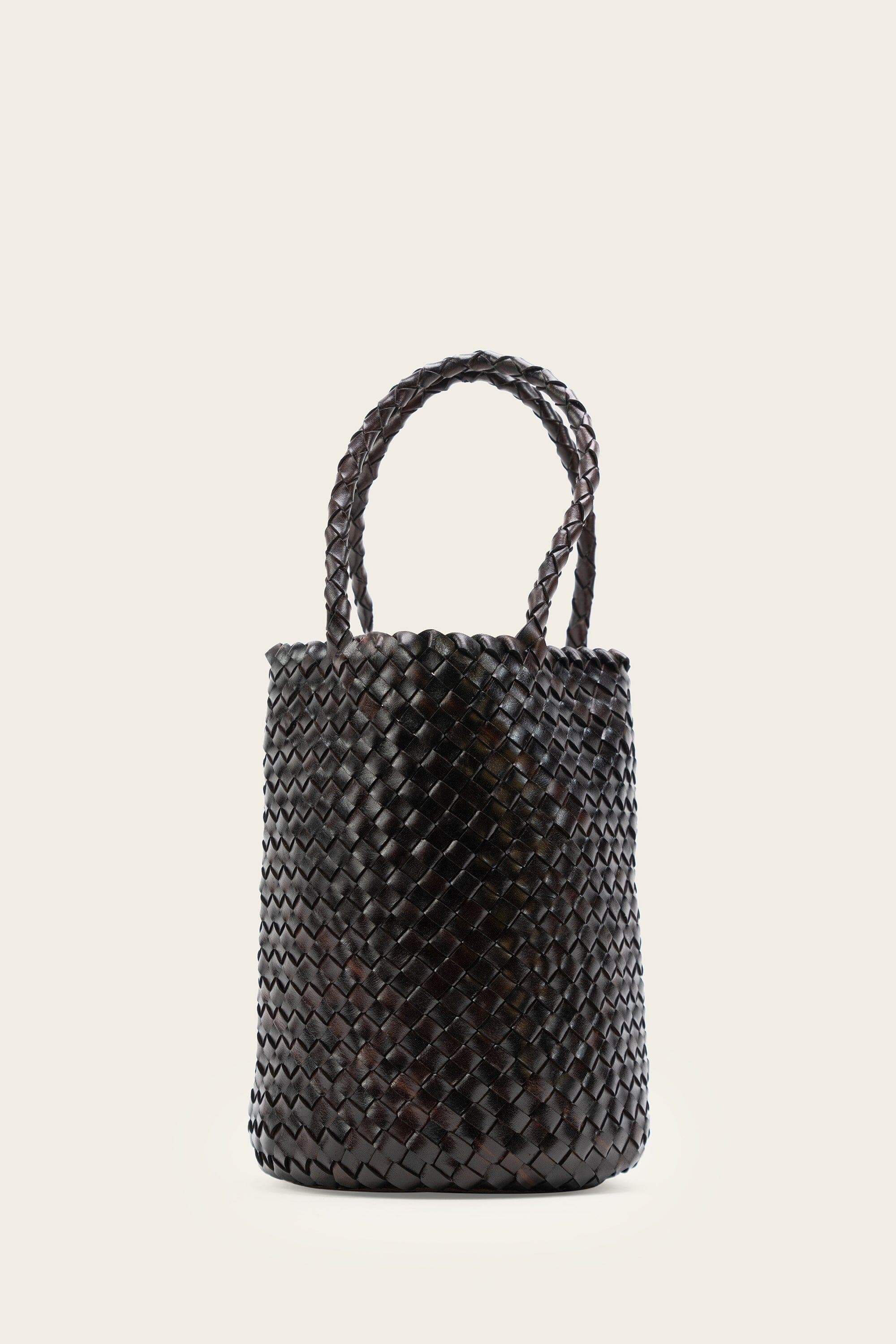 Benny Woven Bucket Bag in Cedar, a product by Mistry 