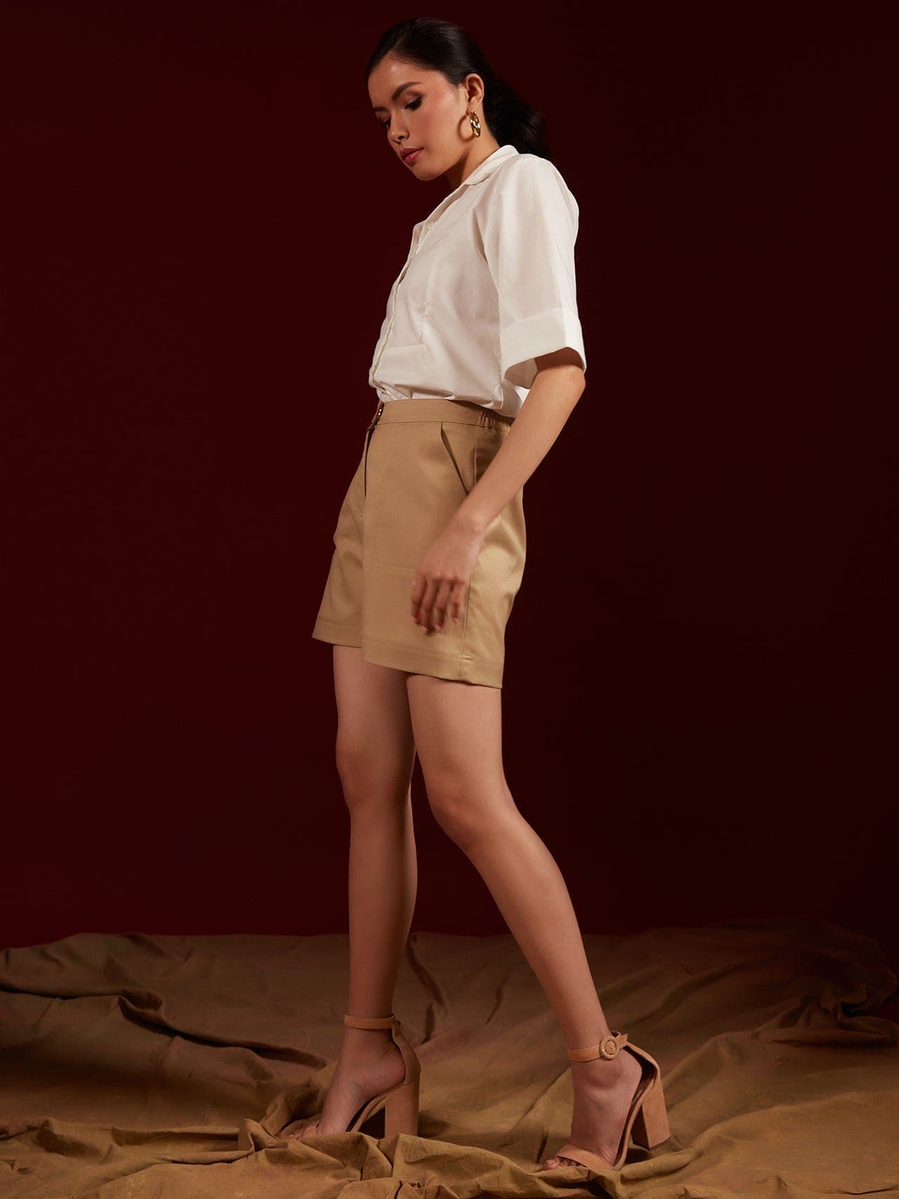 Thumbnail preview #2 for White Half Sleeve Shirt