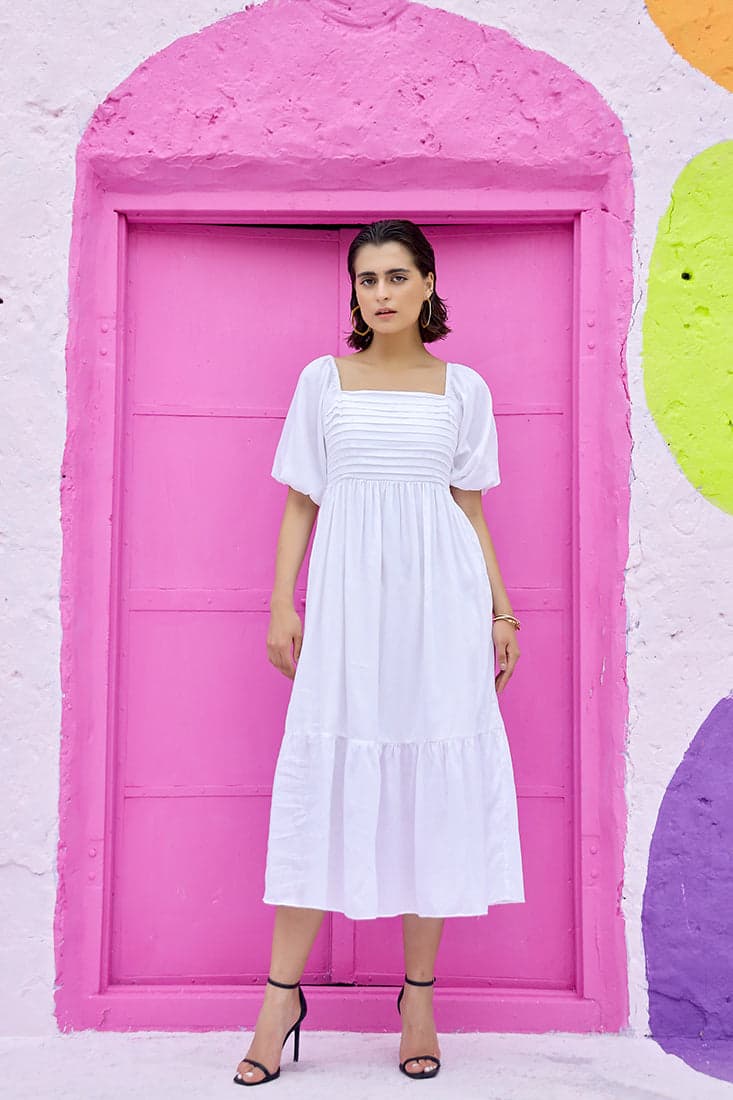 Promilla - Pleated Plans Midi, a product by AlterEgoIndia