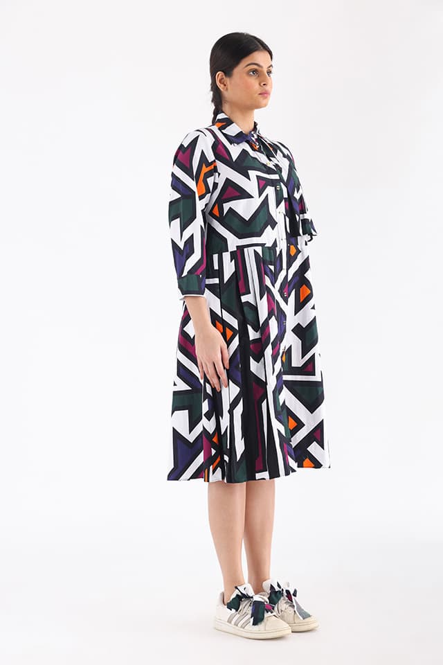 Thumbnail preview #6 for The Sail Pleated Dress