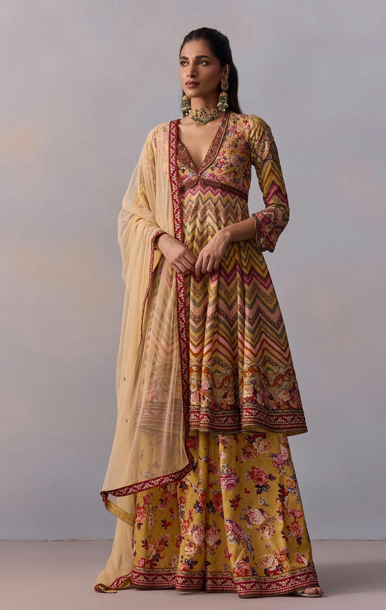 Kushnaz Anarkali Set, a product by Kalista