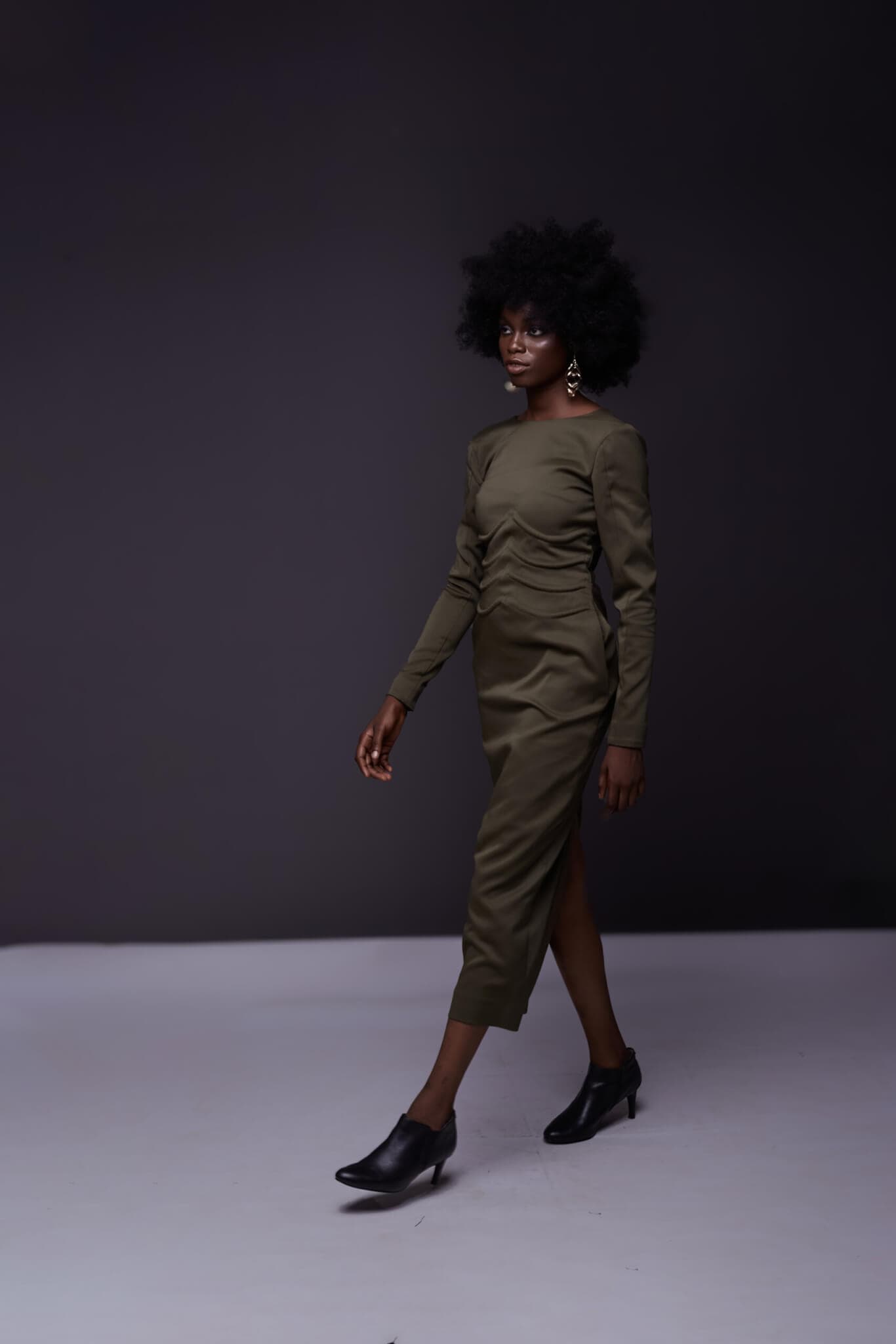 Thumbnail preview #1 for The Gompa ribbed dress