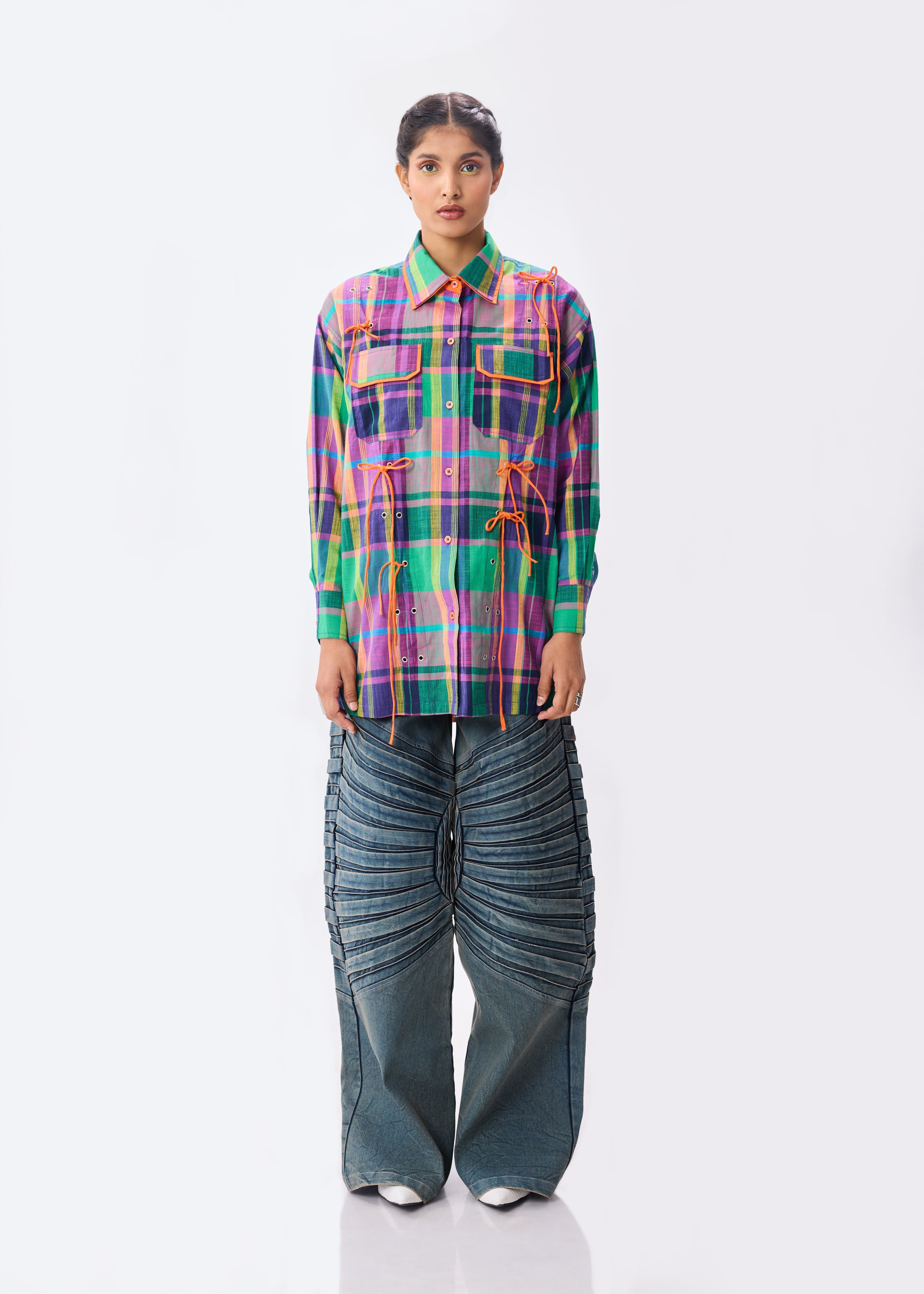 Thumbnail preview #1 for LILA DOUBLE COLLAR SHIRT