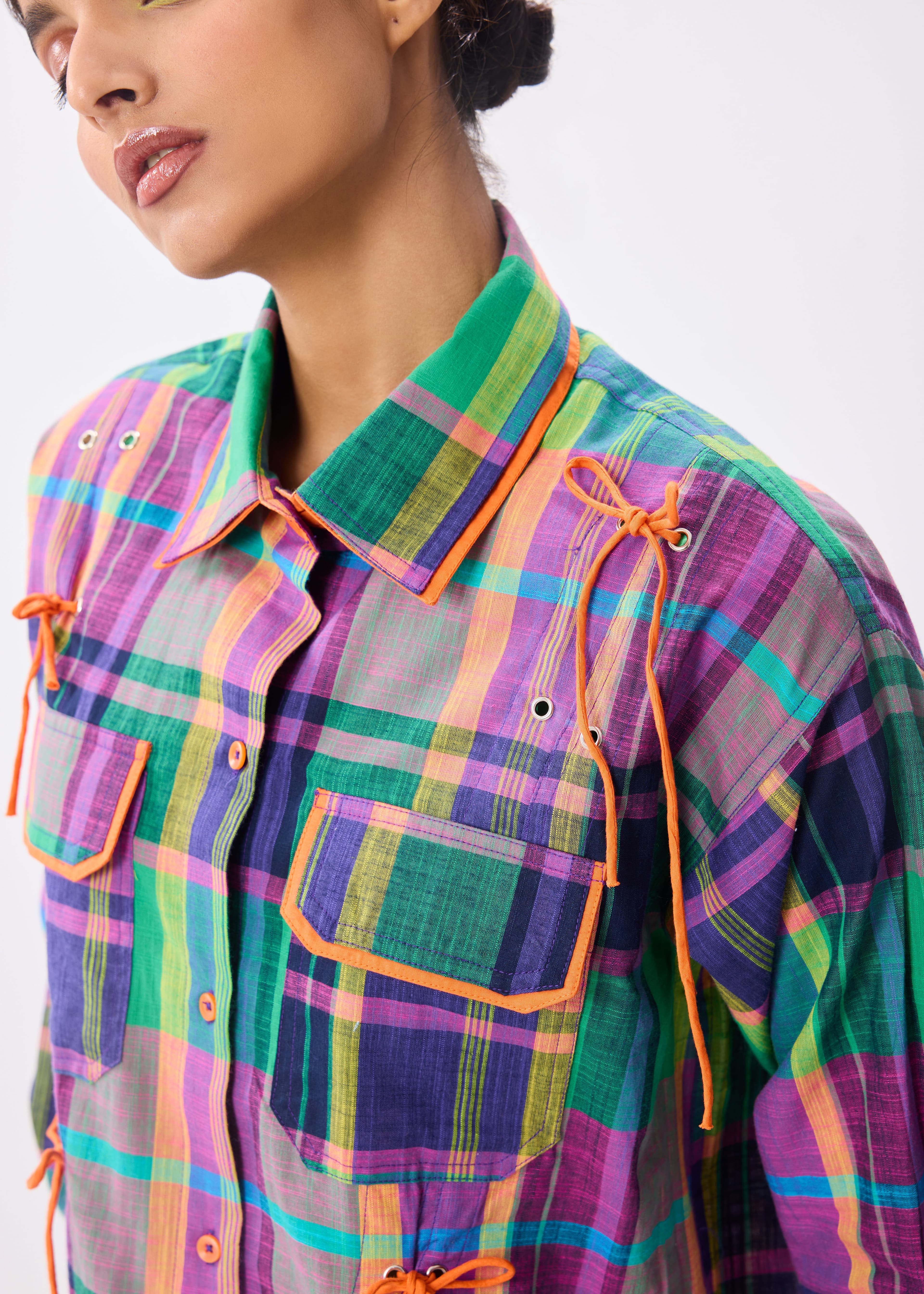 Thumbnail preview #2 for LILA DOUBLE COLLAR SHIRT