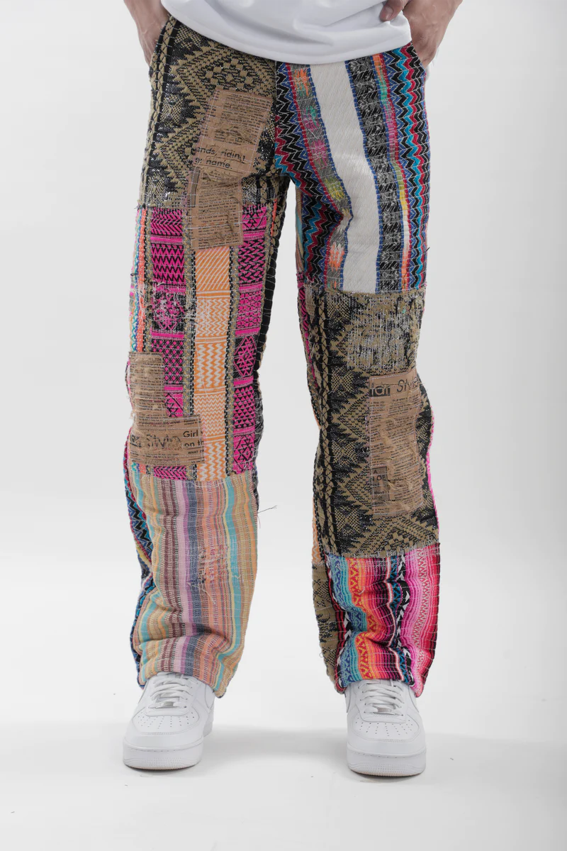 Thumbnail preview #2 for Ethnic Patchwork Jeans