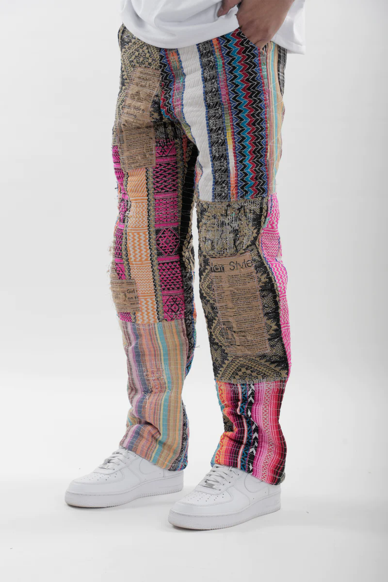 Thumbnail preview #4 for Ethnic Patchwork Jeans