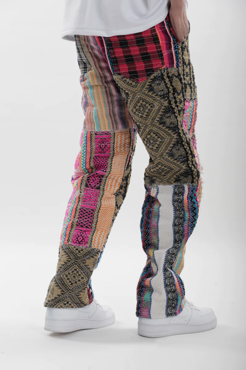 Thumbnail preview #3 for Ethnic Patchwork Jeans