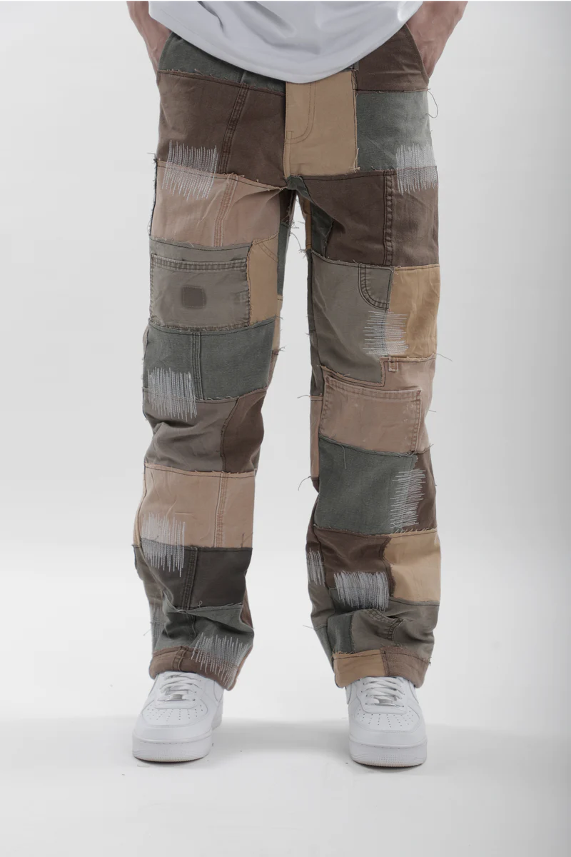 Thumbnail preview #2 for Earth Patchwork Jeans