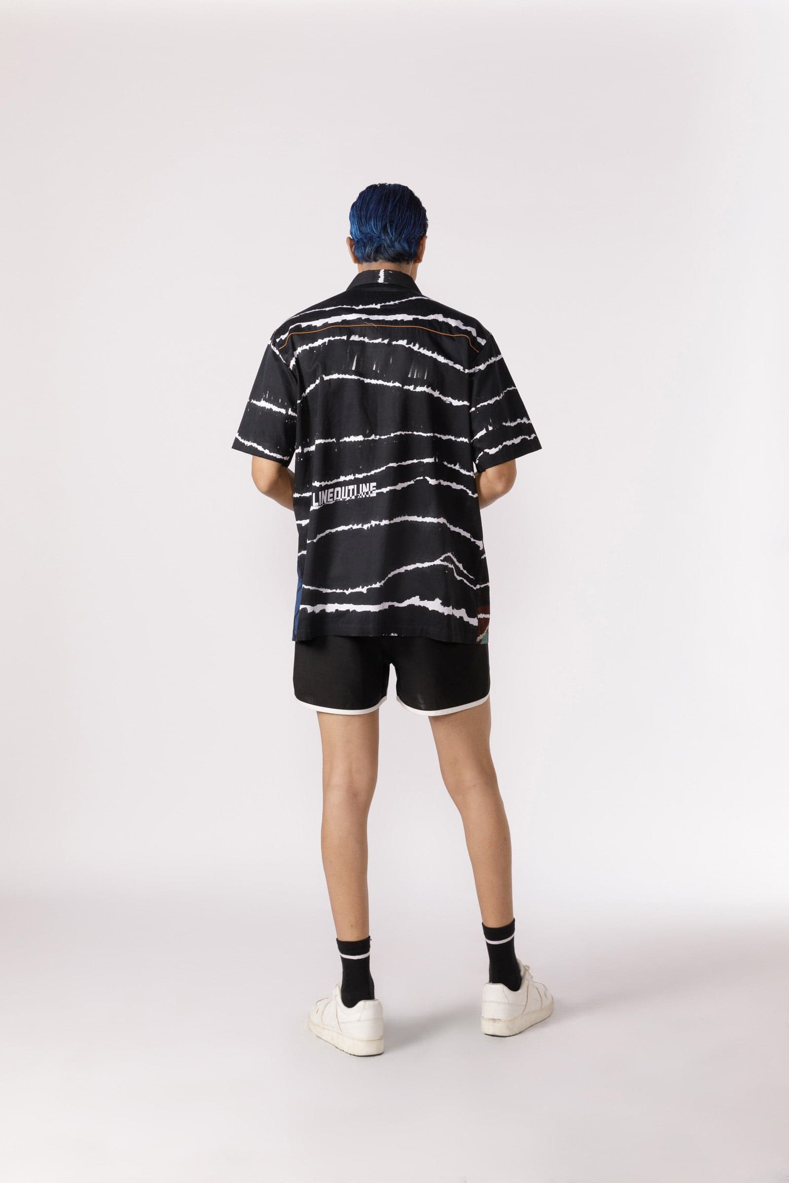 Thumbnail preview #2 for Printed resort shirt: Line Outline edition