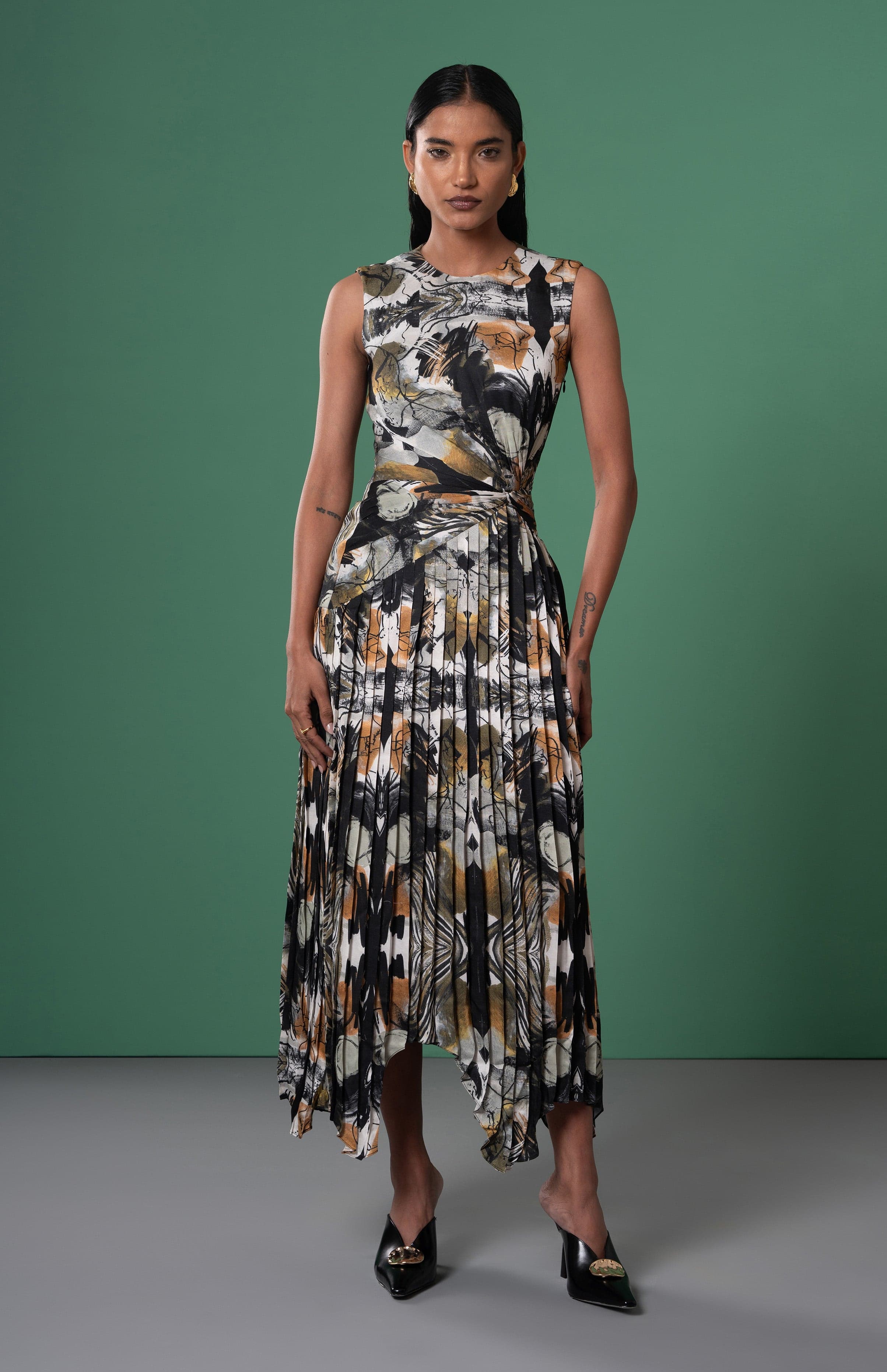 Meiro Pleated Dress, a product by Advait India