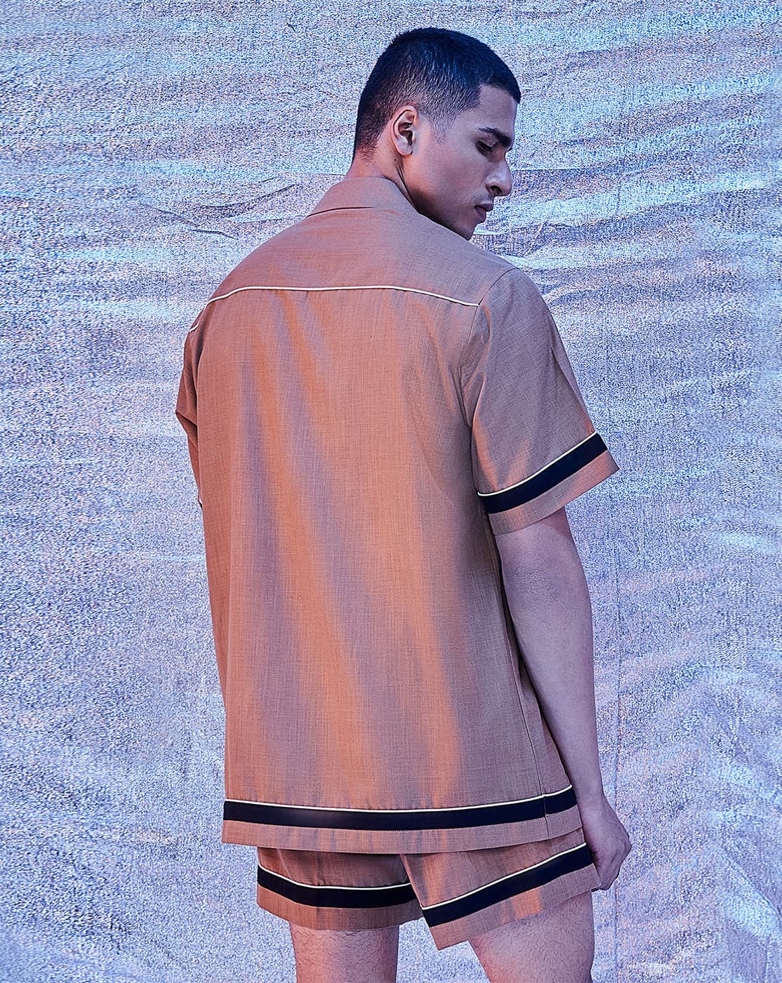 Thumbnail preview #1 for Colorcret Resort Shirt- beige