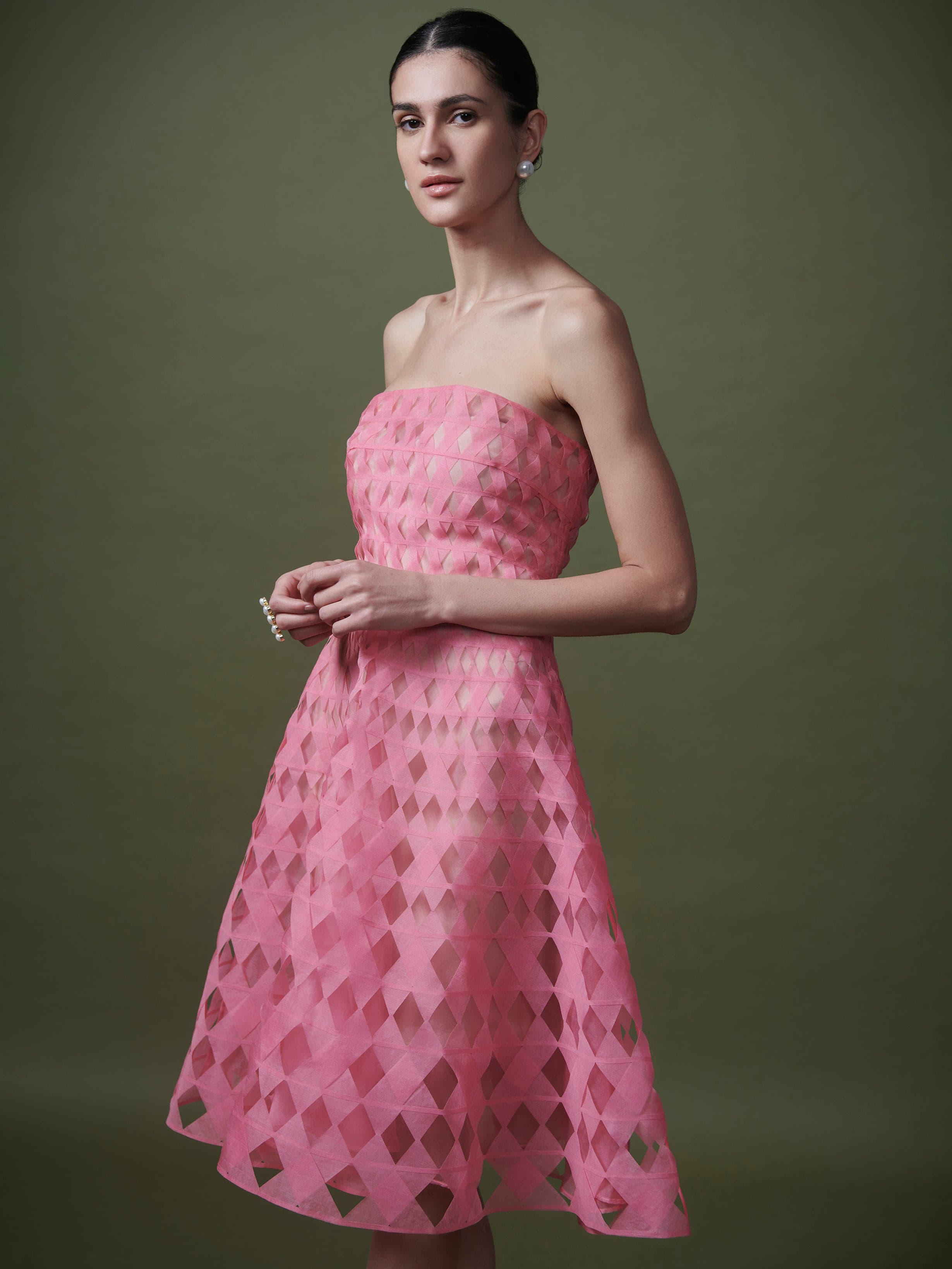Thumbnail preview #2 for Flared tube dress