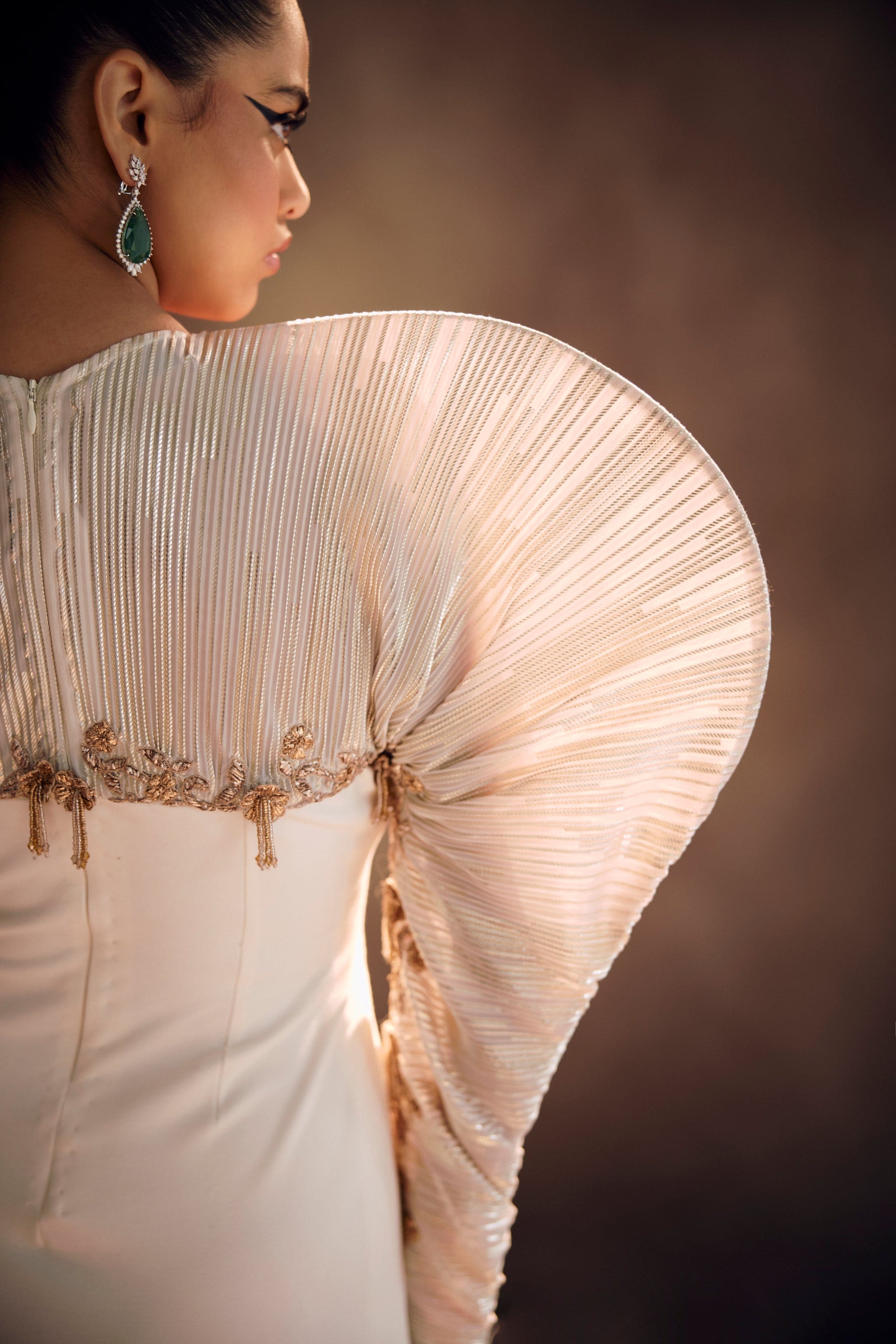 Thumbnail preview #4 for Shell White Cocktail Dress
