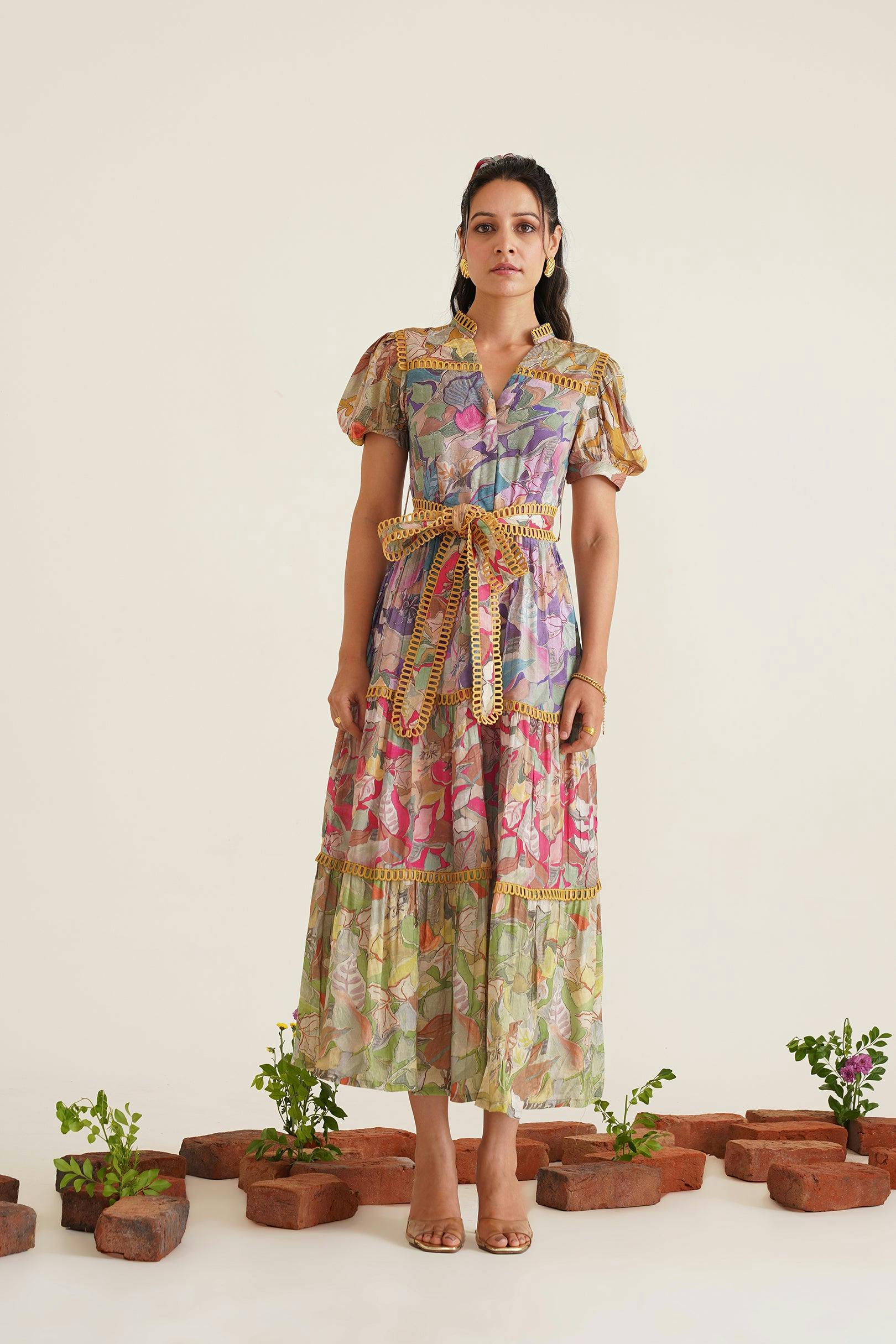 Thumbnail preview #4 for Florence Printed Midi Dress