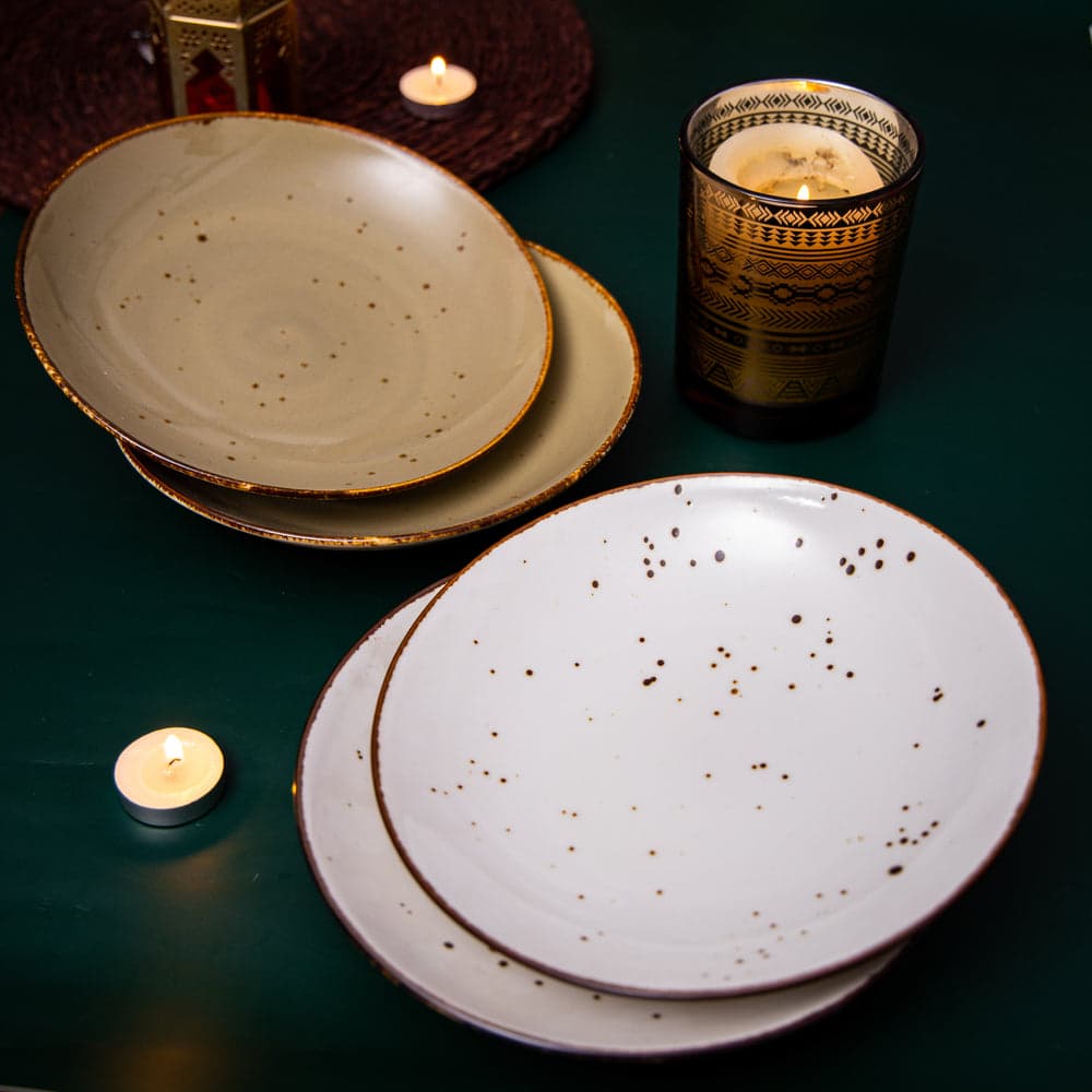 Hand Painted Deep Plates - Set of 4, a product by The Table Company