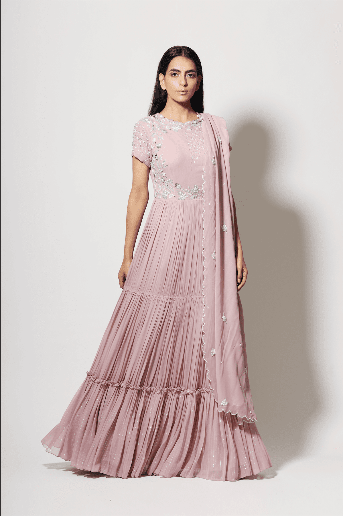 Tiered Anarkali Set, a product by Mahima Mahajan