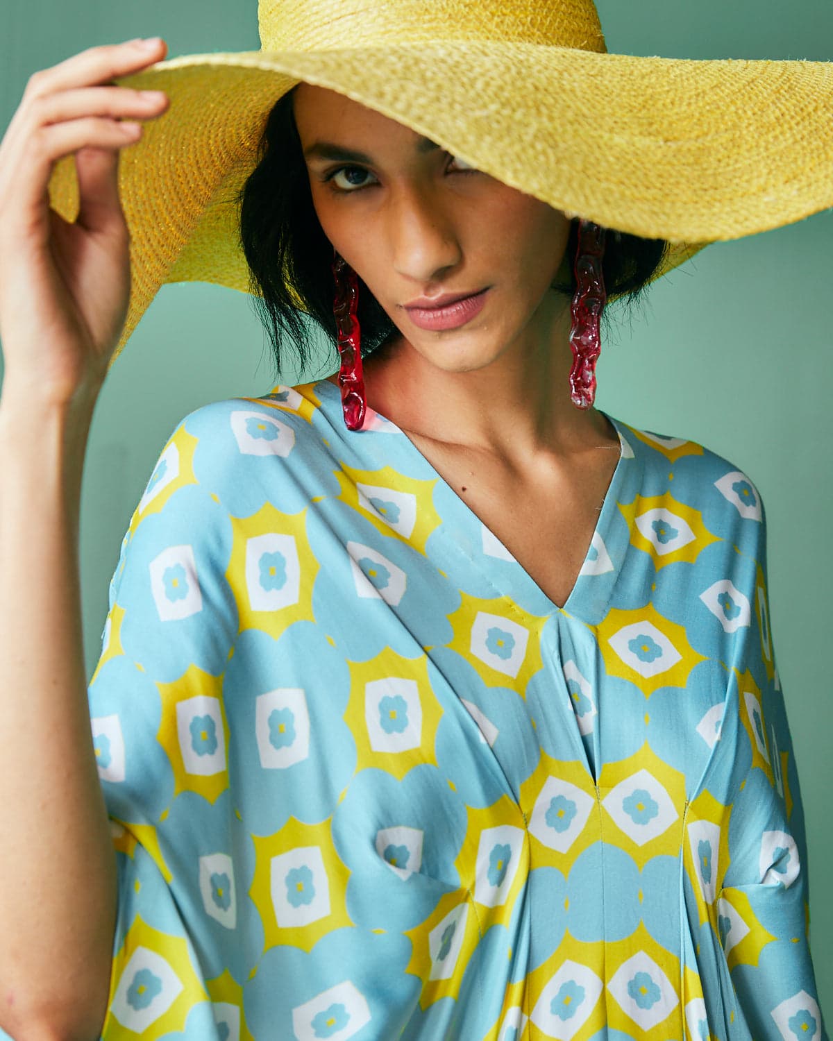 Thumbnail preview #1 for WENOS KAFTAN IN MOMO PRINT