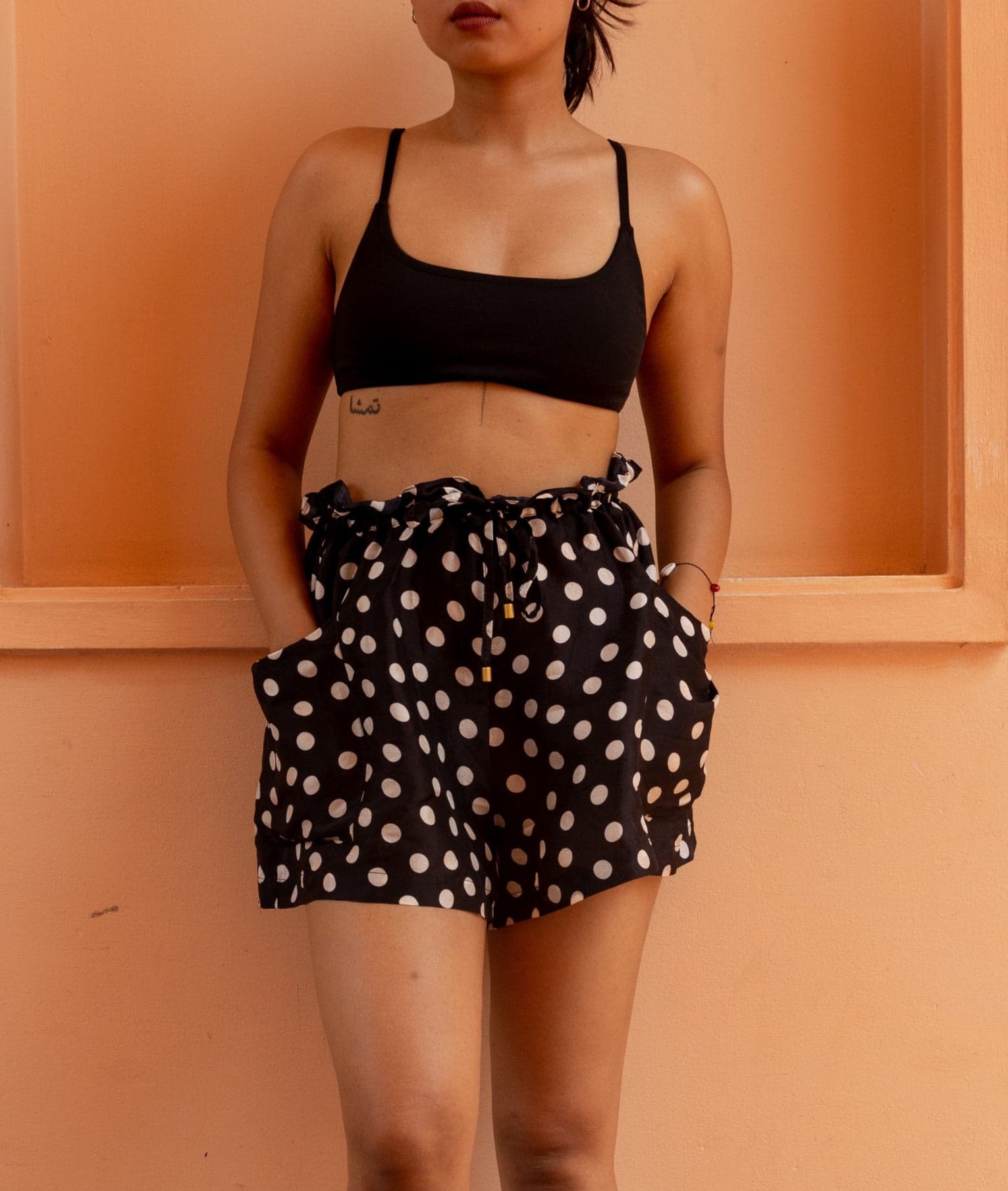 Thumbnail preview #1 for Beach Box Shorts - Noir Dot