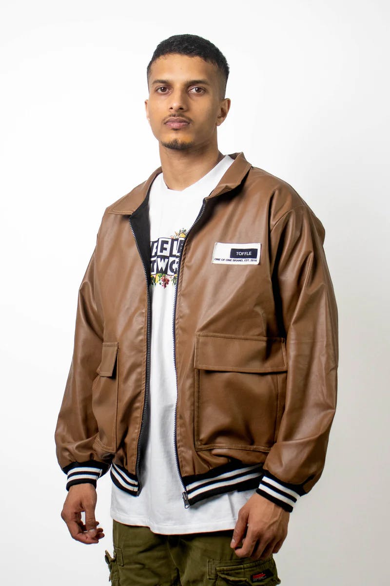 Thumbnail preview #2 for Brown Leather Jacket