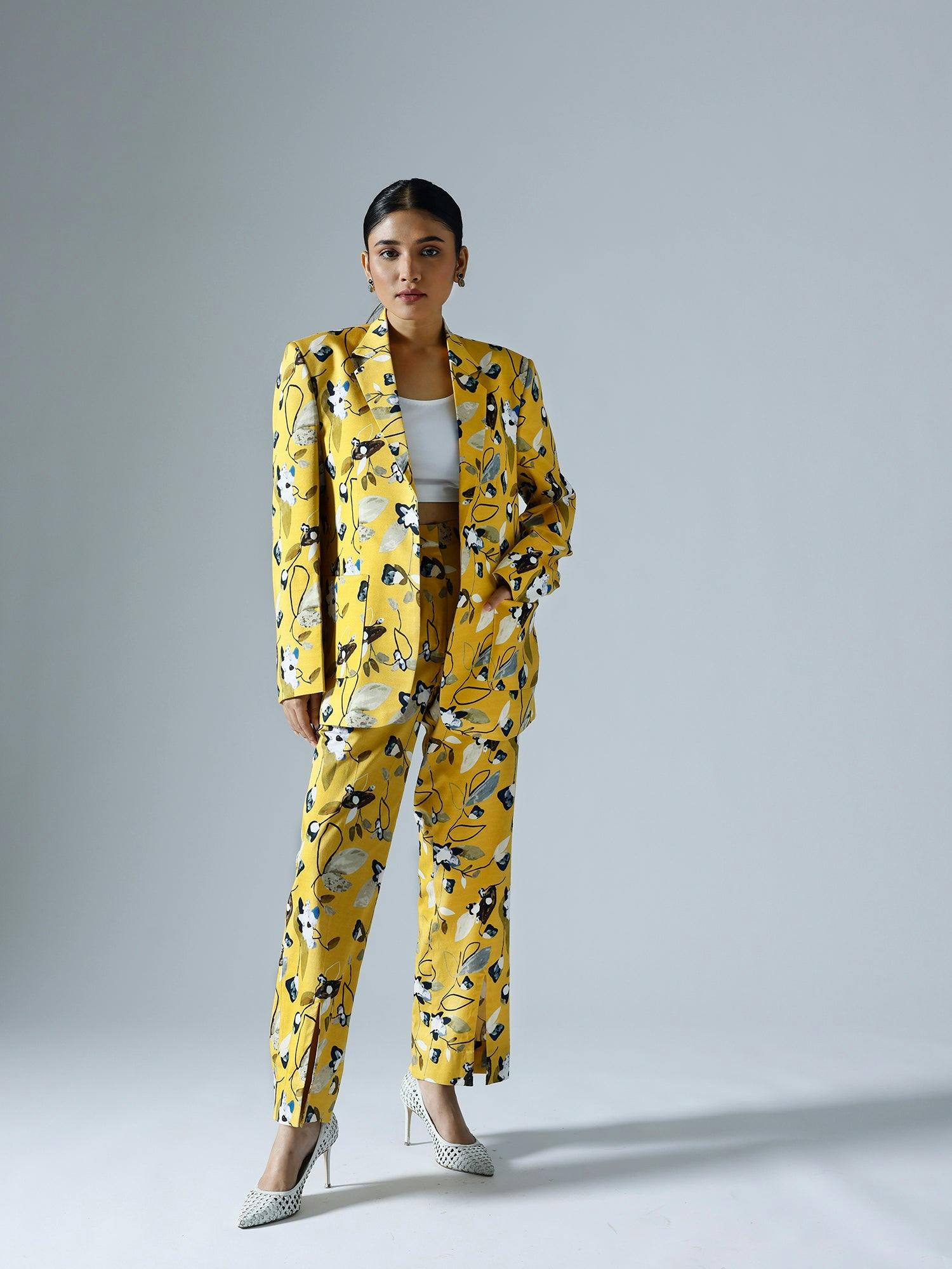 Vivid Yellow Pant Suit, a product by KLAD