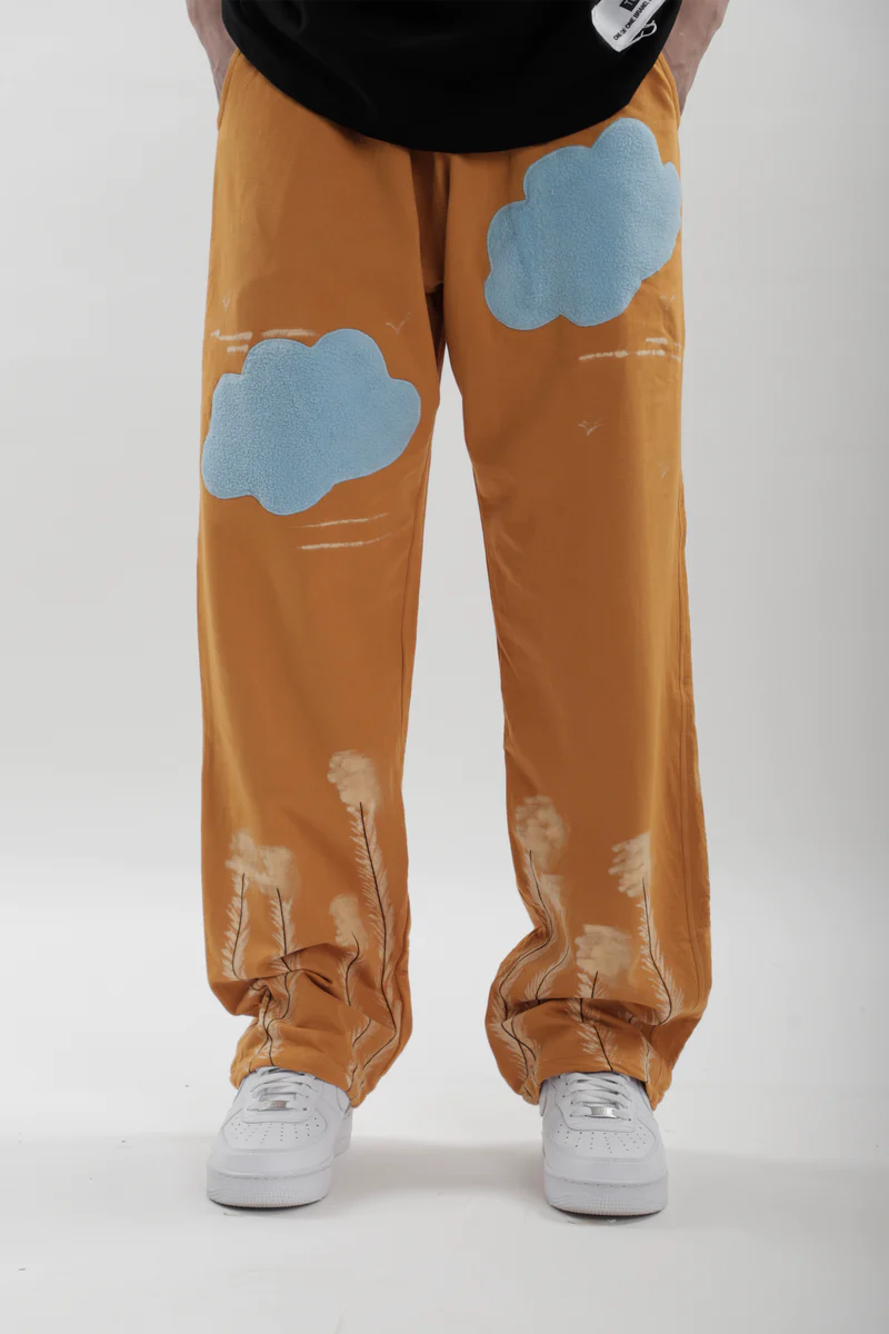 Bleached Floral Joggers, a product by TOFFLE